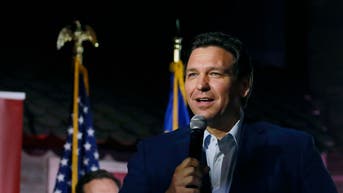 Florida Governor Ron DeSantis Campaigns With Senate Candidate Adam Laxalt In Nevada