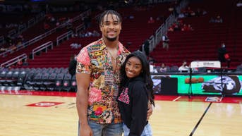 Simone Biles and Jonathan Owns