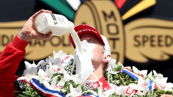 Indianapolis 500 milk Marcus Ericsson
