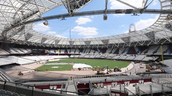 London Stadium Is Transformed For MLB London Series