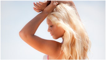 Hannah White's summer content binge is off to a hot start. She shared a new photo of herself wearing a bikini on Instagram. (Credit: Getty Images)