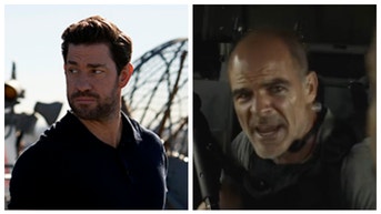 "Jack Ryan" returns December 21 on Amazon with John Krasinski. (Credit: Screenshot/Twitter Video https://twitter.com/JackRyanPV/status/1595809599096909825 and Amazon Studios)