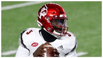 Louisville QB Malik Cunningham entering the NFL draft. (Credit: Getty Images)