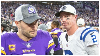 Quarterback Matt Ryan's wife takes playoff jab at the Colts. (Credit: Getty Images)