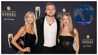 Aidan Hutchinson and his model mother Melissa Hutchinson went viral on NBC.