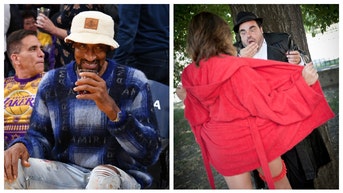 Mystery Woman Hanging Out With Scottie Pippen Flashes Photographers