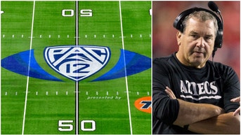 The PAC-12 might stick with 10 teams after USC and UCLA leave the conference. Will San Diego State and SMU join the conference. (Credit: Getty images)