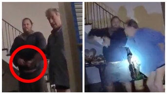 Paul Pelosi attack body camera video released. (Credit: Screenshot/Twitter Video https://twitter.com/greg_price11/status/1619020098894979072)