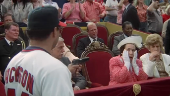 Reggie Jackson Queen Elizabeth Naked Gun