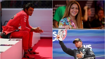 Sainz Shakira and Hamilton