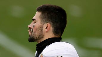 Wake Forest quarterback Sam Hartman out with an unknown medical condition. (Photo by Jared C. Tilton/Getty Images)