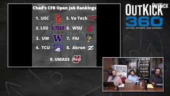 Outkick 360’s Chad Withrow Ranks 9 Open College Football Jobs