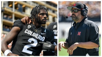Colorado QB Shedeur Sanders and Nebraska coach Matt Rhule is quite the rivalry.