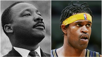 Stephen Jackson claimed he's the face of the "biggest civil rights movement ever with the George Floyd." Watch a video of his comment. (Credit: Getty Images)