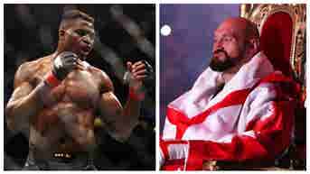 FRANCIS NGANNOU TYSON FURY