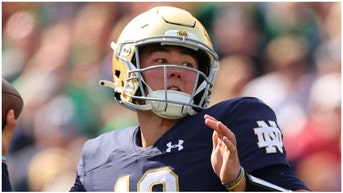 Notre Dame QB Tyler Buchner enters transfer portal. (Credit: Getty Images)
