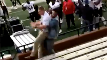 Western Kentucky fan fight Southern Miss players
