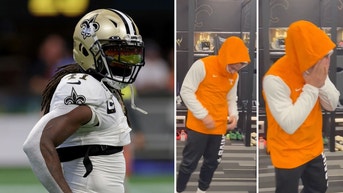 Tyrann Mathieu Wears Tennessee Gear After Losing Bet To Alvin Kamara