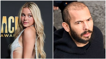 Andrew Tate apparently took his shot with Olivia Dunne, and it didn't go well. He slid into her DMs and she didn't respond. She's not a fan. (Credit: Getty Images)