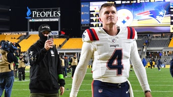 Bailey Zappe of the New England Patriots