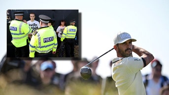 Billy Horschel Helps Detain 'Just Stop Oil' Protestors At The Open: Video