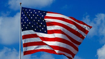 An American flag, US, circa 1985. (Photo by Alfred Gescheidt/Getty Images)