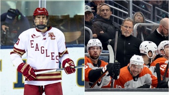 Cutter Gauthier and John Tortorella