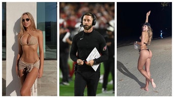 Kliff Kingsbury off to Thailand with Veronica Bielik.
