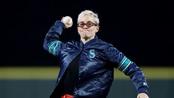 Megan Rapinoe first pitch