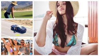 George Springer's wife ready for MLB season, Danica Patrick on the golf course.