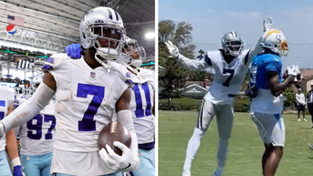 Cowboys CB Trevon Diggs Looks Silly Covering Chargers WR Keenan Allen