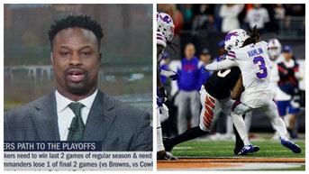 Bart Scott and Tee Higgins.