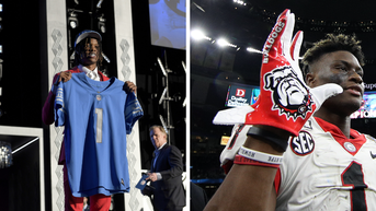 Williams holds Lions jersey, Pickens celebrates win over Baylor