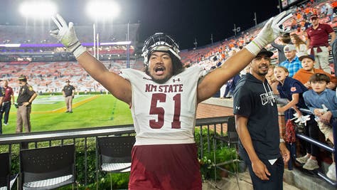 New Mexico State pulls off the massive upset over Auburn