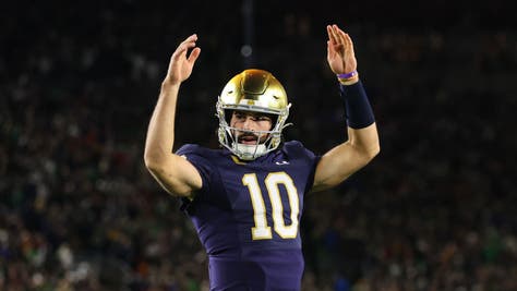 Notre Dame QB Sam Hartman led the Irish to the win over USC