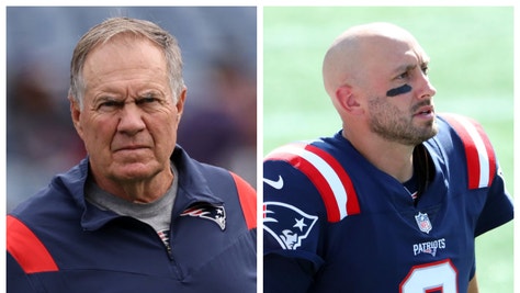 New England Patriots coach Bill Belichick says Brian Hoyer knows the offense. (Credit: Getty Images)