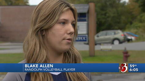 Biological female Blake Allen is speaking out over the transgender volleyball player drama at Randolph High School 2
