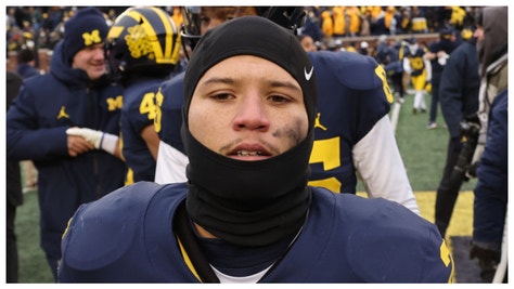 Michigan star Blake Corum guarantees a national title. (Credit: Getty Images)