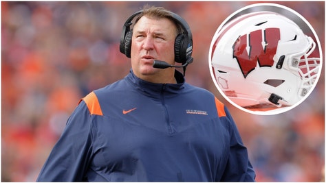 Illinois football coach Bret Bielema says he won't return to the Wisconsin Badgers. He plans to make Illinois his final stop. (Credit: Getty Images)