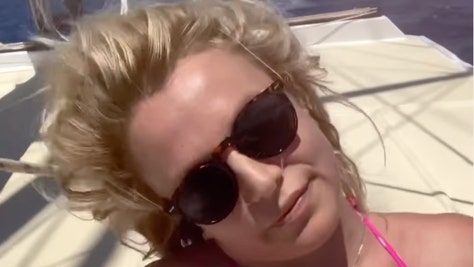 Britney Spears Went Topless On A Boat