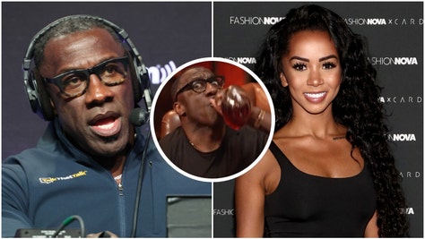 Brittany Renner left Shannon Sharpe unable to speak when she revealed she's had sex with 35 men. Watch a video clip. (Credit: Getty Images and X video screenshot/https://x.com/ClubShayShay/status/1707115343729381828)