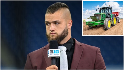 Ohio State Cade Stover is a big fan of farming, and would love to see his NIL payments come in the form of tractors. (Credit: Getty Images)