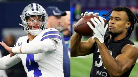 Dak Prescott Calls Jalen Tolbert ahead of draft