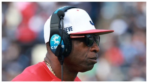 USF football official claims decision hasn't been made on hiring Deion Sanders. (Credit: Getty Images)