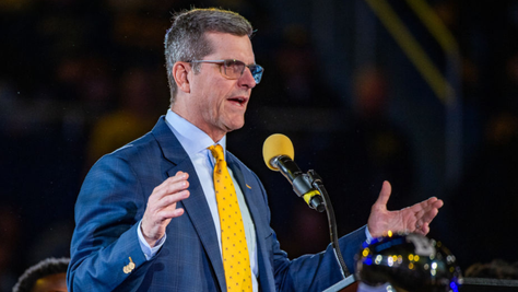 Jim Harbaugh Speaks At March For Life