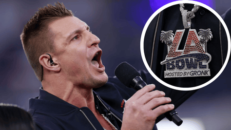Gronk Sang The National Anthem For Saturday's LA Bowl
