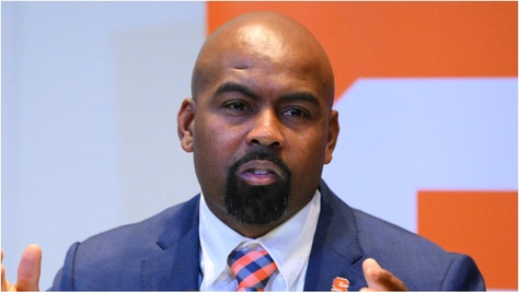 Syracuse football coach Fran Brown gave a very passionate speech about loyalty and previously being on welfare. Watch the video. (Credit: Getty Images)