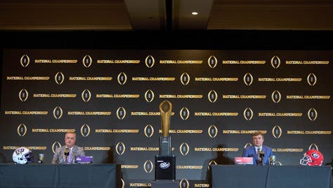 COLLEGE FOOTBALL: JAN 08 CFP National Championship Coaches Press Conference