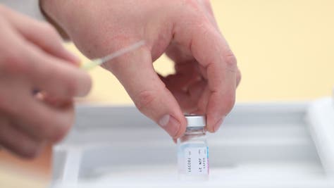 National Defense Secretary Conducts COVID-19 Vaccination Drill