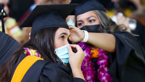 Cal State Los Angeles Holds Outdoor Graduation Ceremonies For Classes Of 2020-21